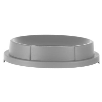 Víko s otvorem na kulatý kontejner 120 l, AmerBox, pro 691038, Světle šedá, ⌀570x(H)135mm | 691052